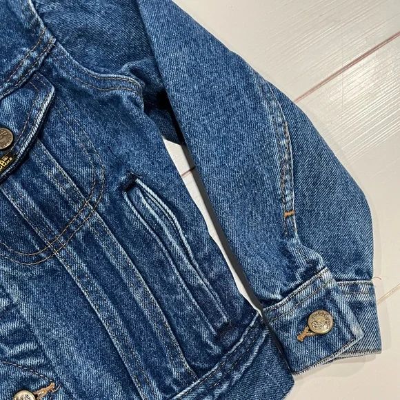 Lee Jean Jacket Vintage Childs Sz 8 Trucker Jacket USA Made